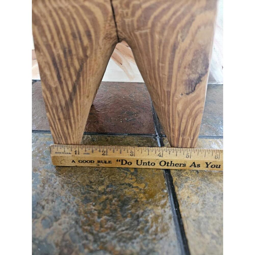 Giant Wooden Human Tooth Dental Office Decor Hand Carved Sculpture Vtg Rare Art - Picture 9 of 11